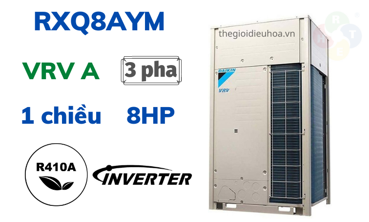 Dàn Nóng Daikin Loại VRV A 1 Chiều RXQ8AYM